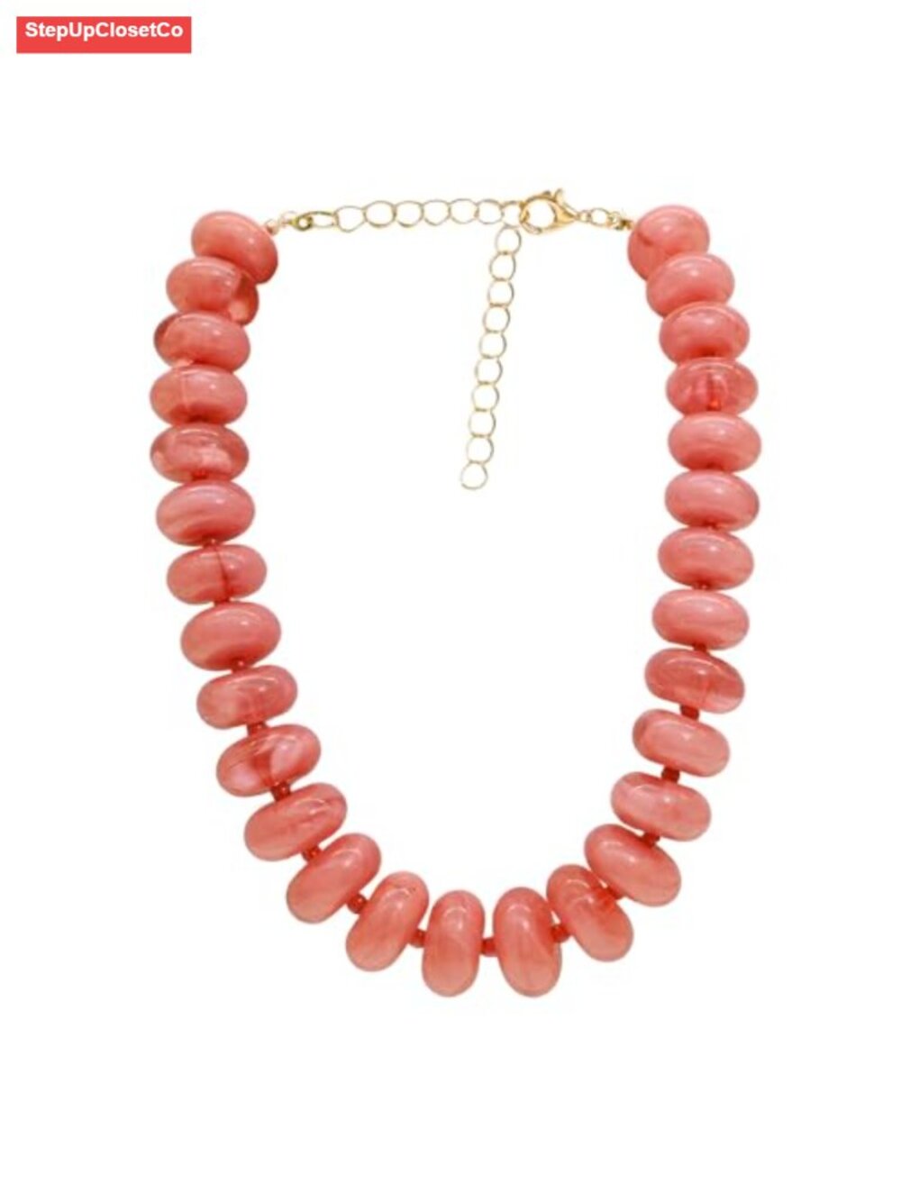 Chunky Beaded Choker Necklace for Women - Boho Statement Jewelry